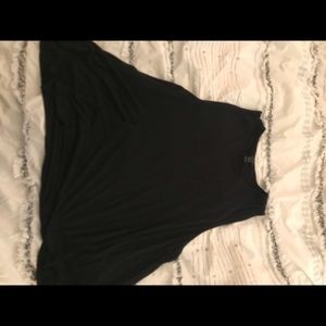 J.Crew flowing black tank XL